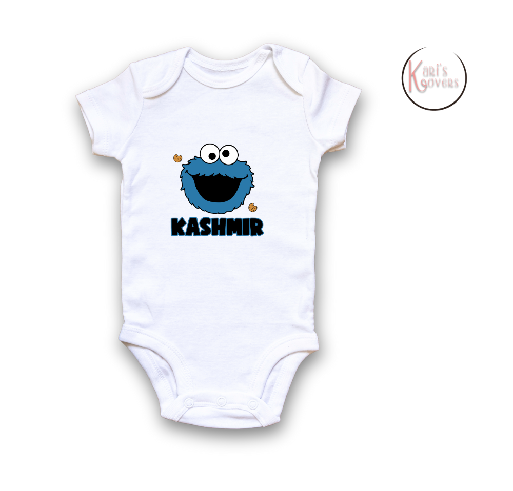 Cookie Monster Baby Blanket Set