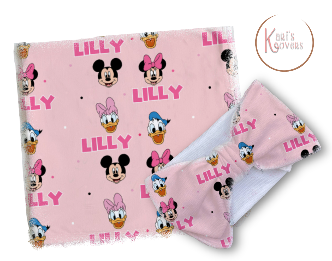 Minnie and Friends Baby Blanket Set