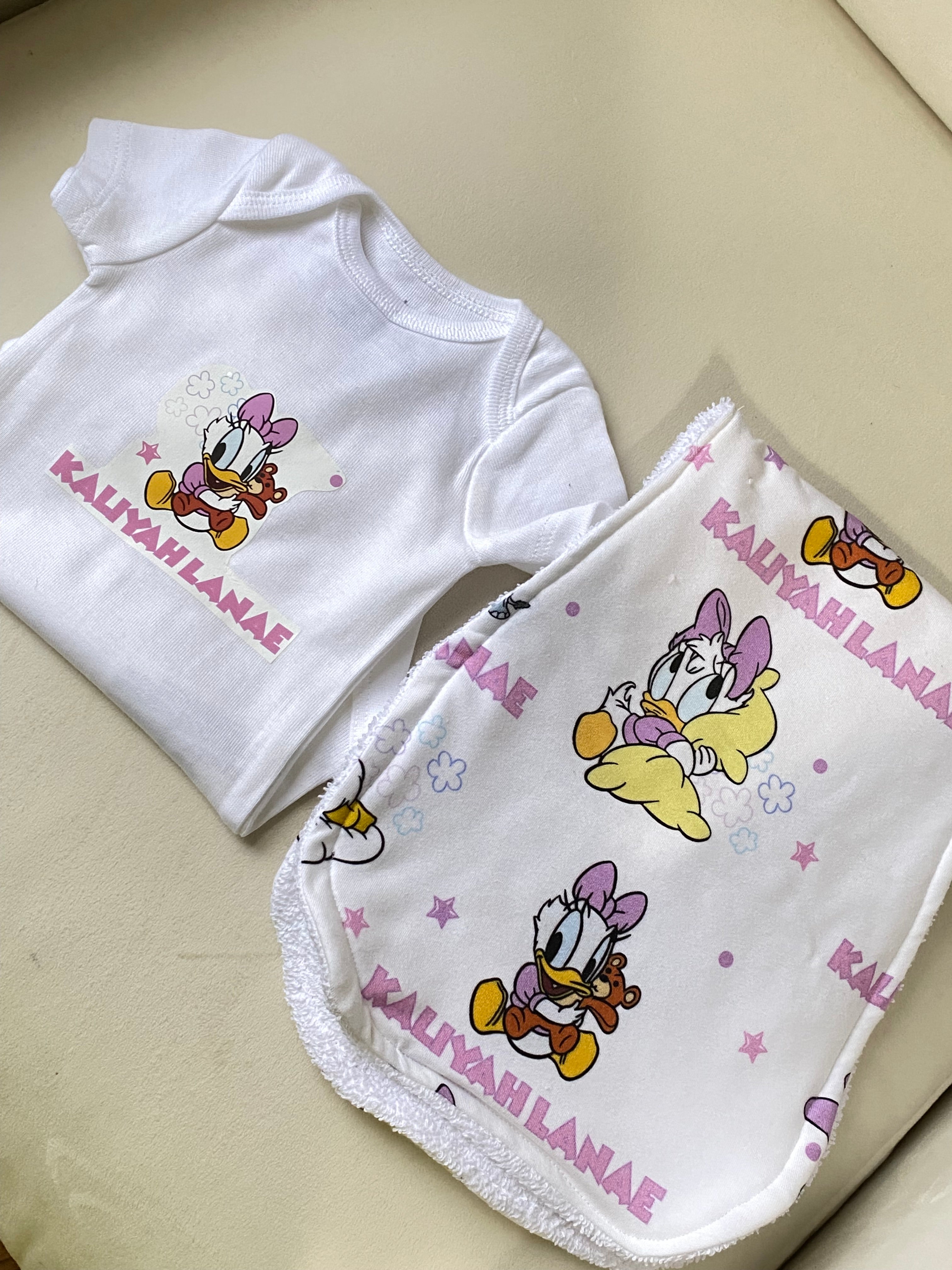 Baby Daisy Duck Blanket Set