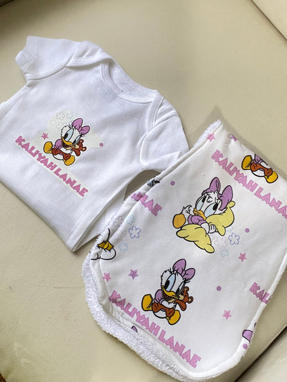Baby Daisy Duck Blanket Set