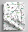 Dragonfly Personalized Baby Blanket & Headband Set – Custom Newborn Announcement Gift