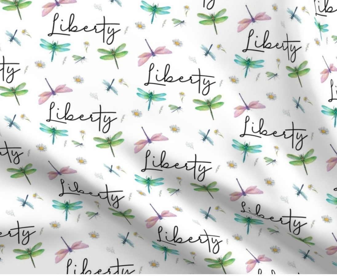 Dragonfly Personalized Baby Blanket & Headband Set – Custom Newborn Announcement Gift