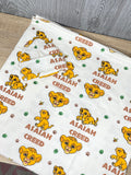 Lion King Personalized Baby Blanket & Hat Set – Custom Newborn Announcement Gift