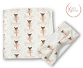 Ballerina Personalized Baby Blanket & Headband Set – Custom Newborn Announcement Gift