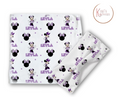 Minnie Mouse Personalized Baby Blanket & Headband Set – Custom Newborn Announcement Gift