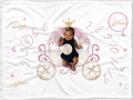 Princess Carriage Milestone Blanket