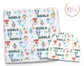 Robot Baby Blanket Set