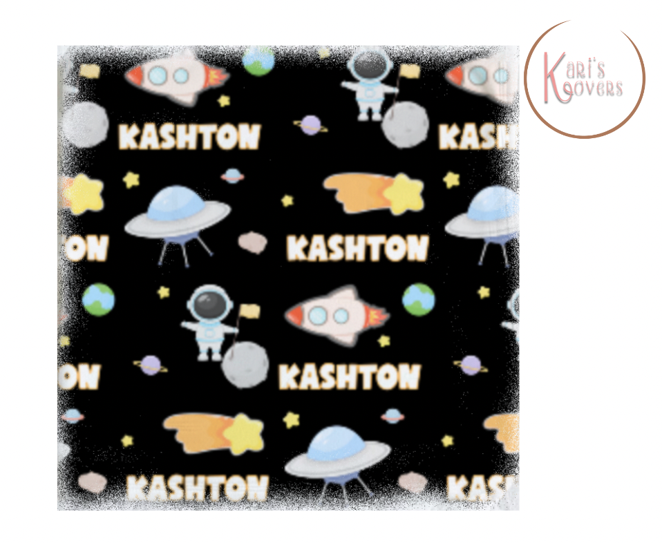 On The Planet Baby Blanket Set