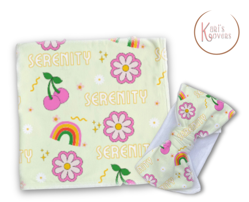Reto Flower Baby Blanket Set