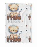 Patch Lion Baby Blanket Set