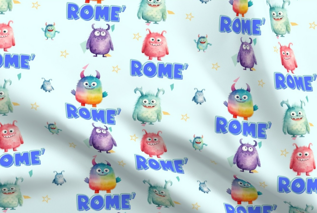 Little Monster Personalized Baby Blanket & Hat Set – Custom Newborn Announcement Gift