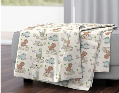 Baby Dino  Blanket Set