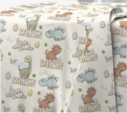 Baby Dino  Blanket Set