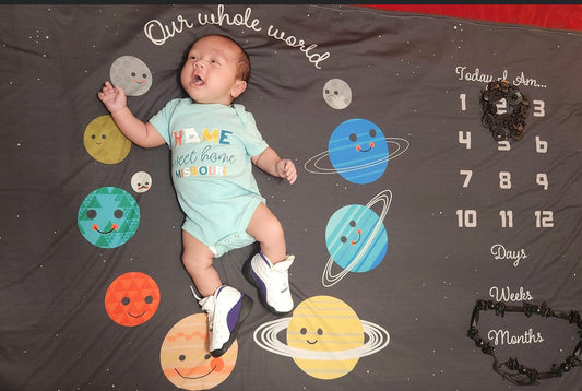 planet milestone blanket