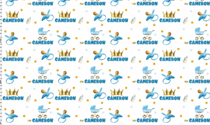 royal baby blanket-light blue