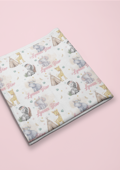 tribal animal blanket